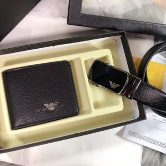 Armani belt automatic buckle belt ➕ wallet - Picture 5 of 8